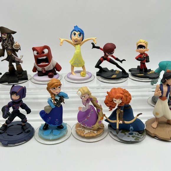 Disney Infinity Bundle Of 17 Pirates Incredibles Nemo Aladdin Toy Story Cars Set - Picture 3 of 6